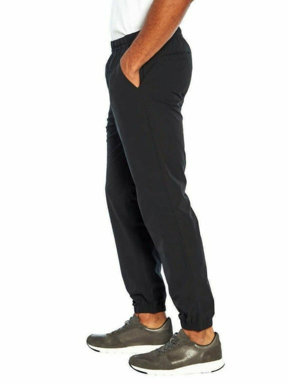 Banana Republic Mens Stretch Tech Jogger Slim Fit Black Size Medium